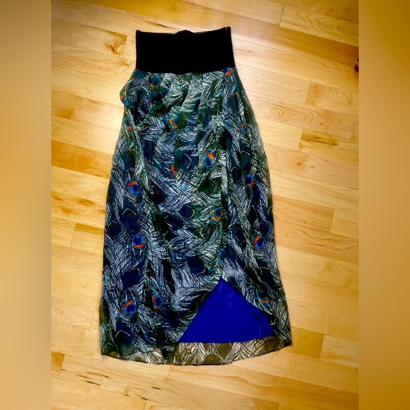 Elizabeth & James peacock skirt, small - Picture 2 of 8